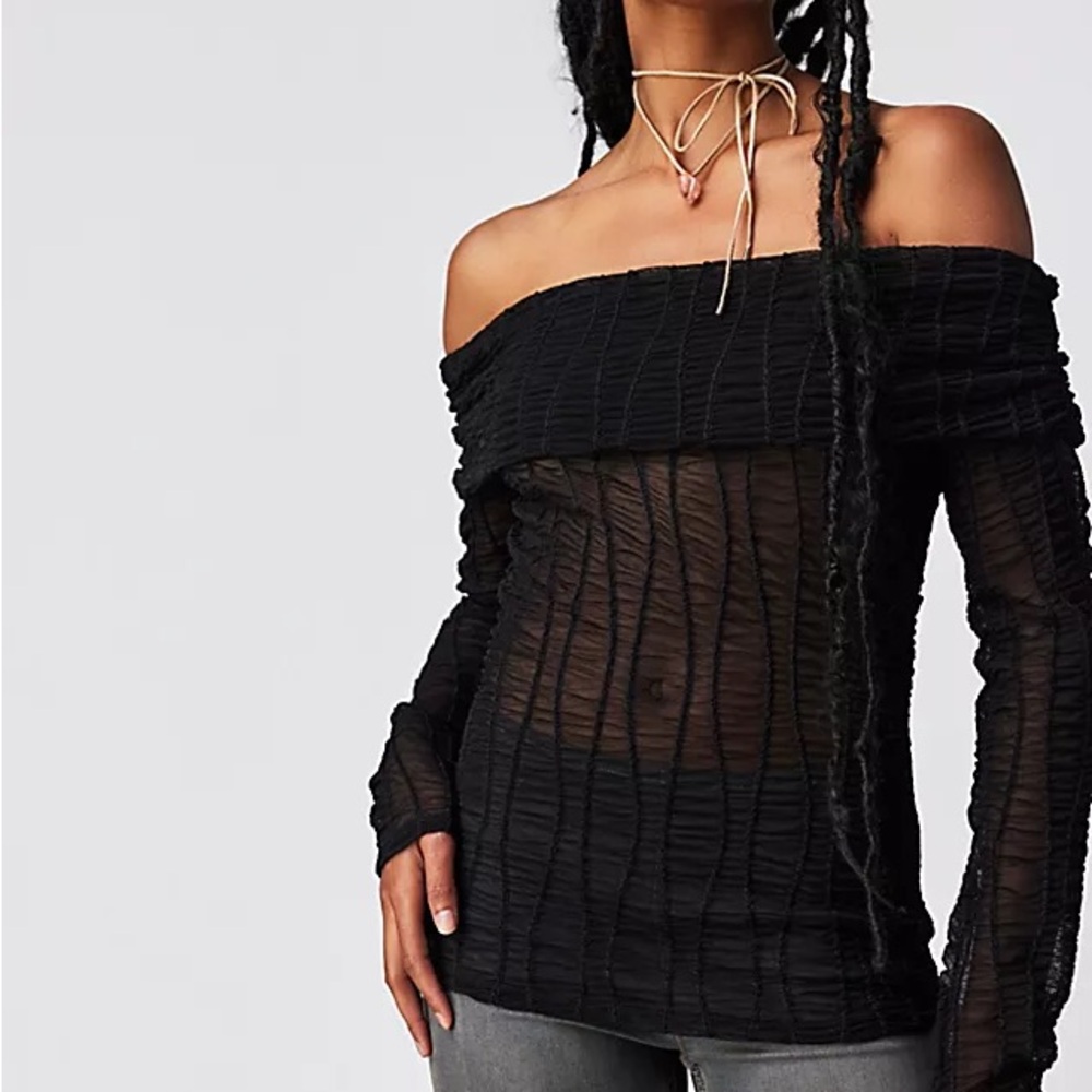 Free People Soft Lines Top sz Large